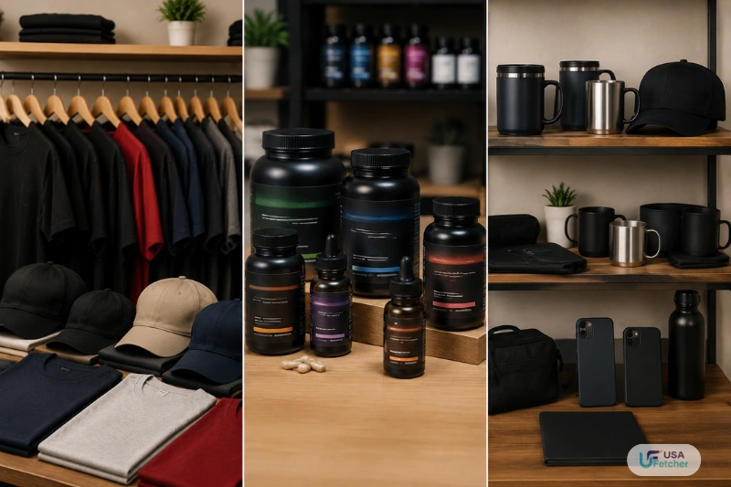 Alex Jones store product categories with apparel supplements and merchandise
