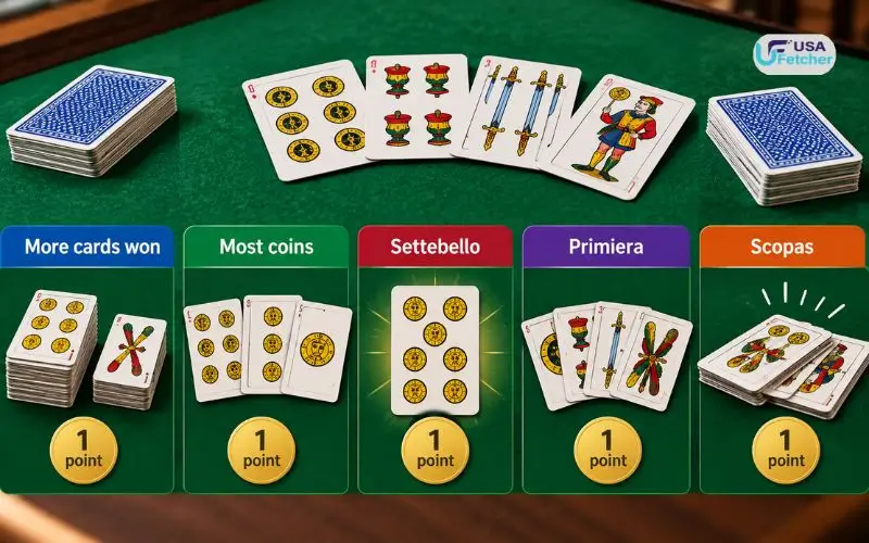 How Scopa Scoring Works