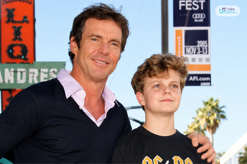 Dennis Quaid with his son Thomas Boone Quaid