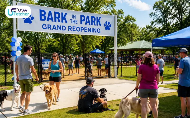Bark in the Park Grand Reopening Event