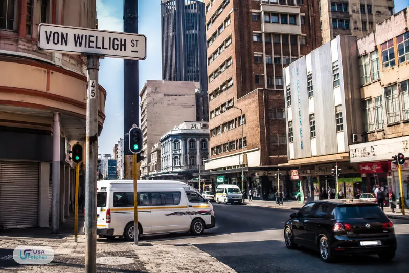 Von Wielligh Street in Johannesburg