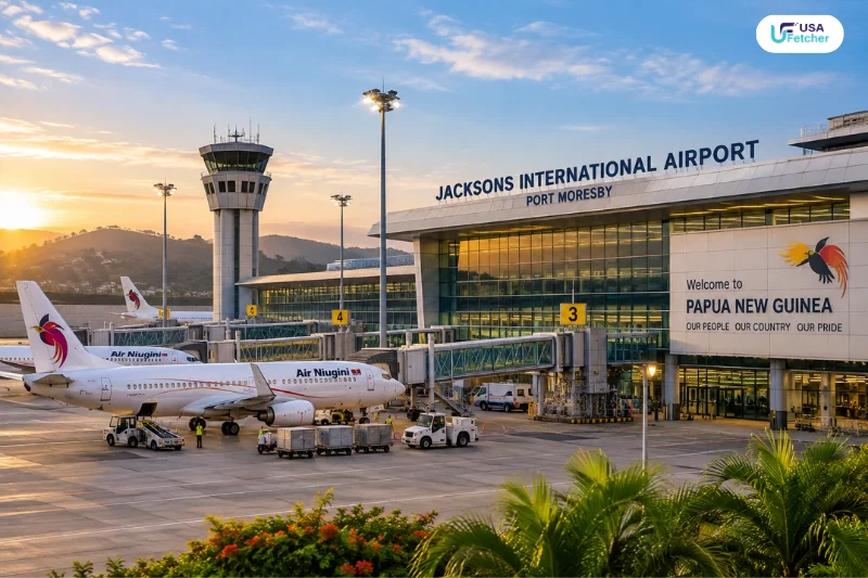 Jacksons International Airport in Papua New Guinea